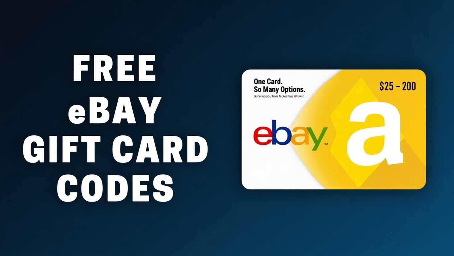 Claim Your Free eBay Gift Card Code Today